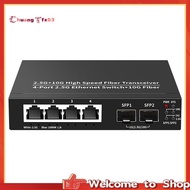 【Chuangtfx03】2.5G Ethernet Switch 4 Port 2500Mbps Network Switcher 2 Port 10G SFP+ Slot Home Lab Hub