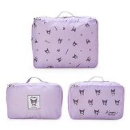 （1 套3件）Kuromi 玉桂狗 hello kitty 卡通 可愛 多用途 衣櫃 旅行 收納袋 收納包 衫 內衣褲 衣服 褸 被單