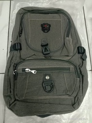 Ransel kanvas Fortune tas import kuat dan bahan halus