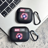Captain America Pattern Airpod 3 Case, Airpod 4 Case Cover Airpod3 Skin Cute Earphone case Anime cas