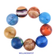 WELLNESSSPOT Moon Star Ball 6.3cm Colorful Sponge Ball Solar System Stress Relief Ball Toy Printing 