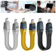 [SONONIA] Short USB-C to USB-C 80 Gbps 13 Cm USB C to USB C High Speed Transfer Cable for Docking St