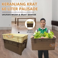 60L Palis Crate - Multipurpose Basket Large Basket Crate/ Today's Storage/