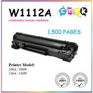 Compatible W1112A toner for HP 108A / 108W / 136A / 136W