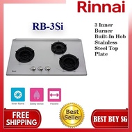 Rb-3Si Rinnai stainless steel cooker hob | Free Home Delivery |Local Singapore warranty |