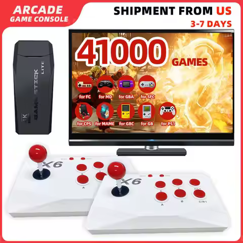 NEW Arcade Video Game Console with Dual Arcade Joystick 40000 Games For GBA/Atari/SFC/MAME TV Game S