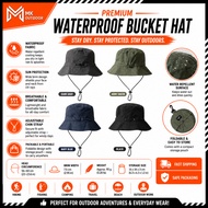 Waterproof Bucket Hat Fisherman Hat Quick-Drying Outdoor Hiking Hat Sun Hat