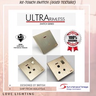 re-Touch switch and socket SIRIM APPROVED 13A ~20A double pole switch socket