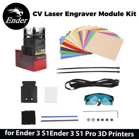 Creality CV-Laser Engraving Laser Module 24V 1.6W 5W Precise Focusing Soot Absorption for Ender 3 S1