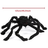 30-200cm Halloween Big Spider Halloween Decoration Horror Giant Black Spider Outdoor Halloween Props