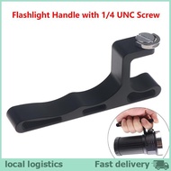 H&Z Aluminum Alloy Flashlight Handle With 1/4 UNC Screws For Convoy 3X21B 3X21C 3X21D 3X21E Flashlig