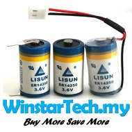New Original LISUN ER14250 3.6V 1/2AA 1200mah Delta PLC battery Lixing ER14250 Lithium battery Battr