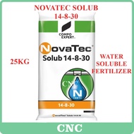 25KG Novatec Solub 14-8-30 100% Water Soluble Fertilizer Baja Foliar Air Compo Expert Behn Meyer