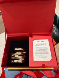 Chanel 蛇年新年VIC禮物Goossens candle holder box set淡金色蠟燭台蠟燭杯