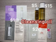 $1, $2 RMK, MAC, bioderma, Jurlique, Atorrege AD, dermalogica, Three cleansing oil