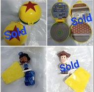 迪士尼disney toystory 胡迪woody吱吱妹giggle polly pocket類小屋扭蛋