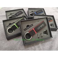 GTI Alcantara Suede Leather Keychain , Volkswagen Golf GTI