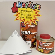 Nippon Paint 9400 4:1 2K Clear - 1set ( free 5pcs cone filter)