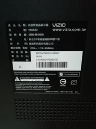 瑞旭 VIZIO LED液晶電視 V55E3D 面板不良拆賣原廠基板零組件