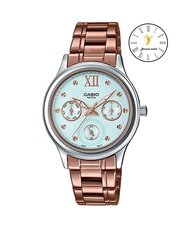 Casio Standard นาฬิกาข้อมือ ผู้หญิง สายแสตนเลส LTP-E306R-2A