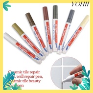 YOHII Ceramic Tile Seam Gap Filler, Anti-Mould Gap Instant Repair Tile Repair Pen, Bathroom Cleaner 