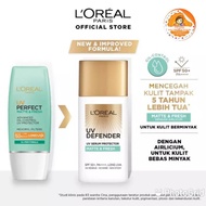 Loreal UV Perfect Matte & Fresh Long UV SPF 50 | Loreal Paris Defender UV Sunblock