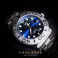 นาฬิกาแบรนด์ Taurus รุ่น 639 เงินหน้าปัดน้ำเงิน