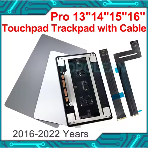 Original Touchpad Silver Gray For Macbook Pro A1706 A1707 A1708 A1990 A2141 A2251 A2289 A2338 A2442 