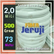 6412 FIBER SANGKAR, FIBER LAYANGAN NAGA, FIBER JERUJI 2,O MILI PUTIH