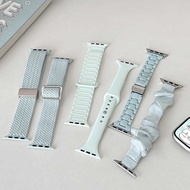 Suitable for Apple Watch 10th Generation Strap Light Mint Series iwatchs987 Woven Silicone
