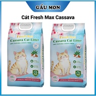 [COMBO] Fresh Max Cassava Cassava Cat Litter - Cat litter from Cassava, clumps quickly, deodorizes