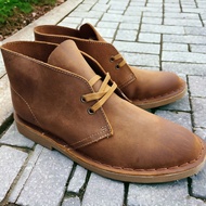 Sepatu Boots Pria Clarks Desert Boots Beeswax