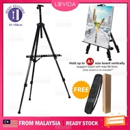 LOVIDA Foldable Aluminium Display Tripod Menu Poster Picture Holder Stand Support A1 Board Verticall