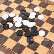 Ready Stock Wooden Chess Multiple Ways to Play Table Game Entertainment 39cm Foldable Chessboard Gam