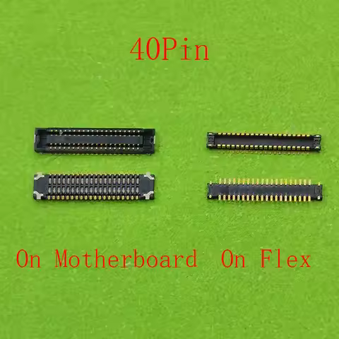 2pcs 40Pin LCD Screen Display FPC Connector On Motherboard For Huawei Honor P9 P8 Lite 2017/P10 P20 