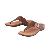 Jessi JF127 Tan-Lead Dortmuend Flats & Comfort รองเท้าสุขภาพ ที่มิดโซลรองรับทุกโค้งเว้าของอุ้งเท้า