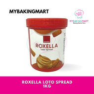 Roxella Loto Spread 1kg - Original Packaging / Halal - Spread Kayu Manis ( Seperti Biscoff )