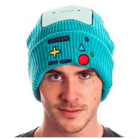 Adventure Beemo BMO Cosplay Cartoon Knitting Hat Wool Cap Finn jack Fionna Princess Bubblegum lemong