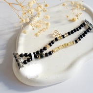 金運石紫蘇輝石金髮晶 apple watch丨金錢靈氣能量丨彌雅原創設計