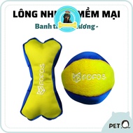 FOFOS Dog Toy, Ball & Bone Plush Toy, Fun Little Speaker, Plush Fabric, Soft PP Cotton