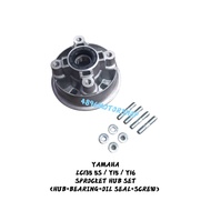 YAMAHA LC135 55C 5S 5 SPEED 4S 55D V1-V7 SRL110 LAGENDA / Y15ZR Y16ZR Y15 Y16 SPROCKET HUB SET WITH 
