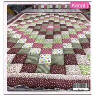 TOTO Patchwork king/Queen 2.5inc Tebal Ready Stock