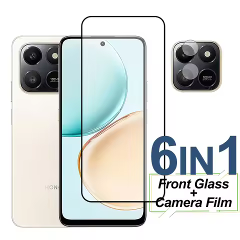 For Honor X7d 4G Glass Honor X7d 4G Screen Protector Full Cover Tempered Glass Protective Phone Came