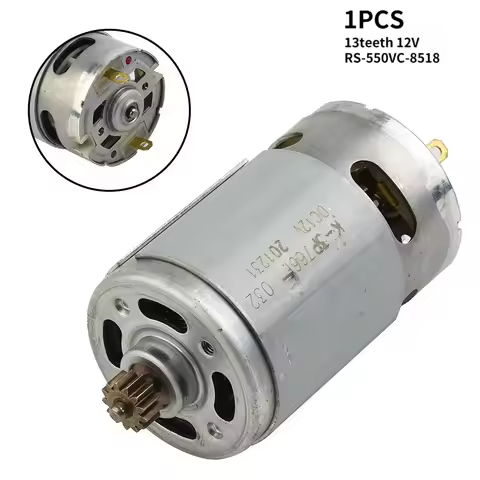 13-tooth RS-550VC-8518 Motor 12V Replaces For GSR GSB 12-2-LI 120-LI For Electric Drill Screwdrivers