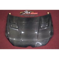 VW Volkswagen Golf MK6 TSI GTI R Aspec Bonnet / Hood Real Carbon Fiber / Forged Depan