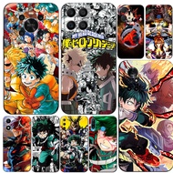 Case For Huawei y6 y7 2018 Honor 8A 8S Prime play 3e Phone Cover Soft Silicon My hero academia