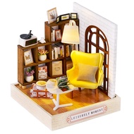 Flever Dollhouse Miniature DIY House Kit Creative Room with Furniture for Romantic Valentine's Gift