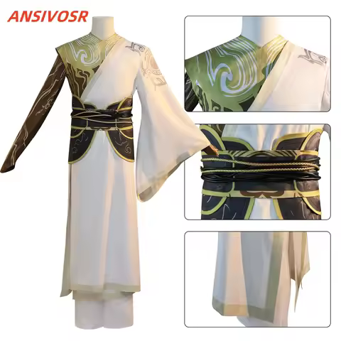 In Stock Anime Movies Nezha Lutong Cosplay Costume Wig Hanfu Uniform Top pants Suits Ne Zha 2 Hallow