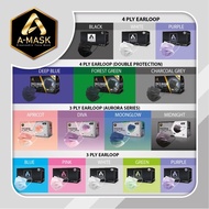 🇲🇾A MASK DISPOSABLE FACE MASK 4ply/3ply earloop/headloop