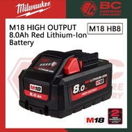 Milwaukee M18 HIGH OUTPUT 8.0Ah Battery M18 HB8
